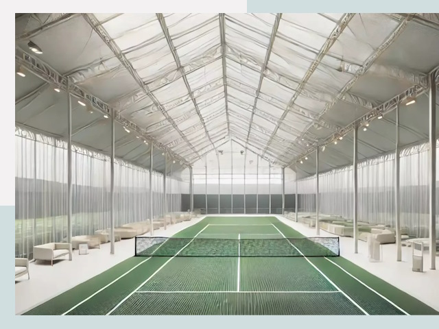 Строительство теннисных кортов в Улане-Удэ