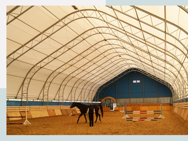 Строительство конных манежей в Улане-Удэ