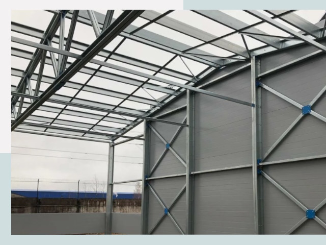 Каркасные ангары от СтальСтрой-Лнд по цене от 615 руб.