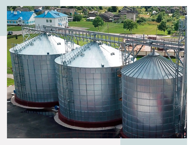 Металлические силосы в Улане-Удэ