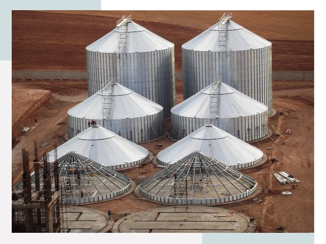 Строительство зерновых силосов в Улане-Удэ