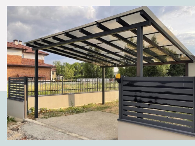 Металлические навесы в Улан-Удэ от 615 руб. за м²