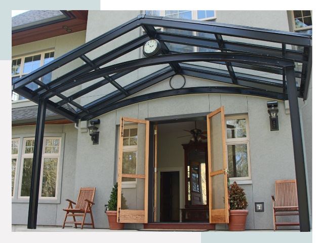 Козырьки металлические в Улане-Удэ