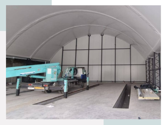 Внутреннее оснащение ангаров в Улане-Удэ