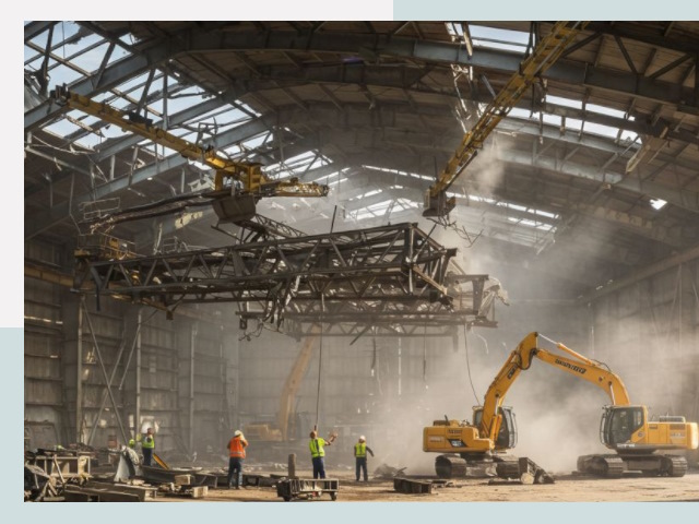 Демонтаж ангаров в Улане-Удэ от 615 руб. за м²