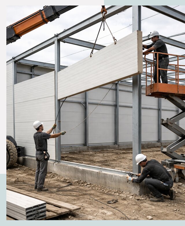Строительство складов из сэндвич панелей в Улане-Удэ под ключ
